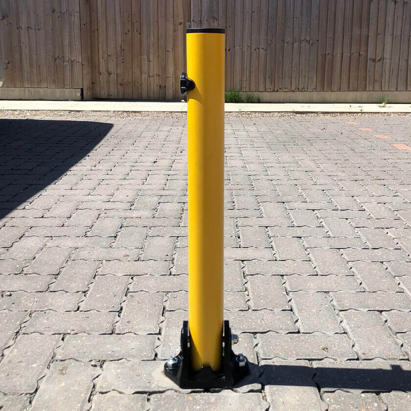 Parking Space With Parking Bollard